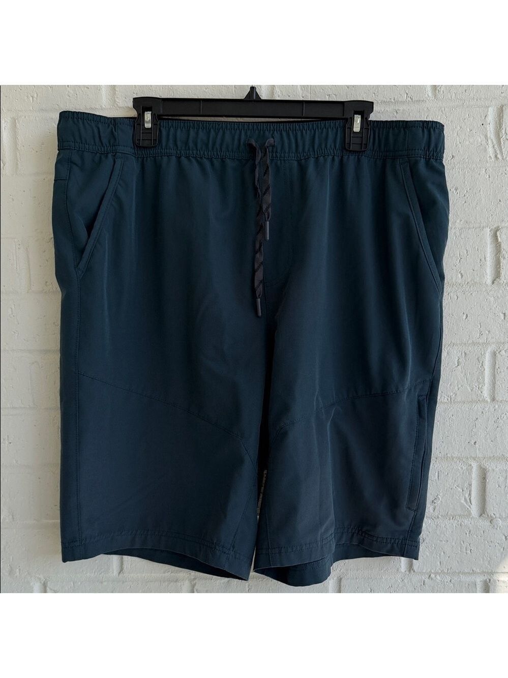Gerry Men's Blue 4-Way Stretch, Elastic Waistband Lightweight Trail Short Sz XXL